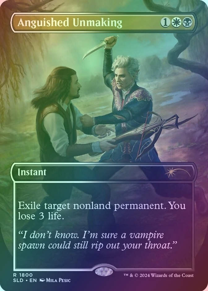 Anguished Unmaking (SLD) (1800) / Borderless / Foil