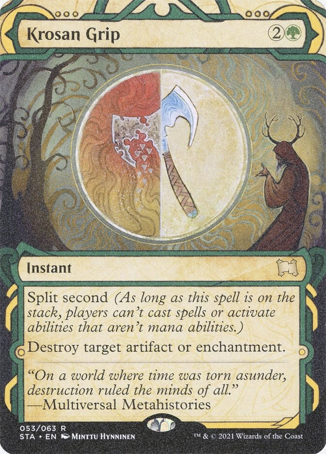Krosan Grip (STA) (53) / Borderless / Showcase / Foil Etched