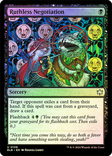 Ruthless Negotiation (blb) (108) / Foil