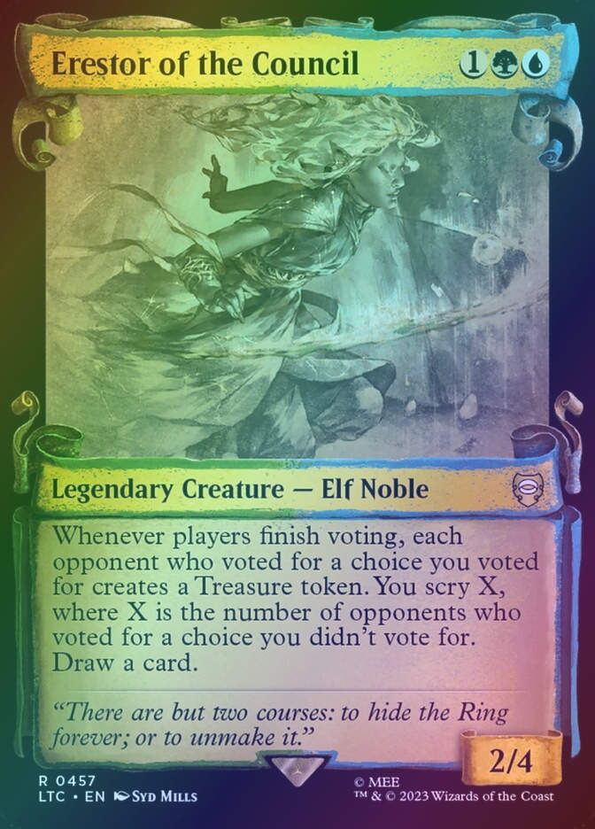 Erestor of the Council (LTC) (457) / Showcase / Foil
