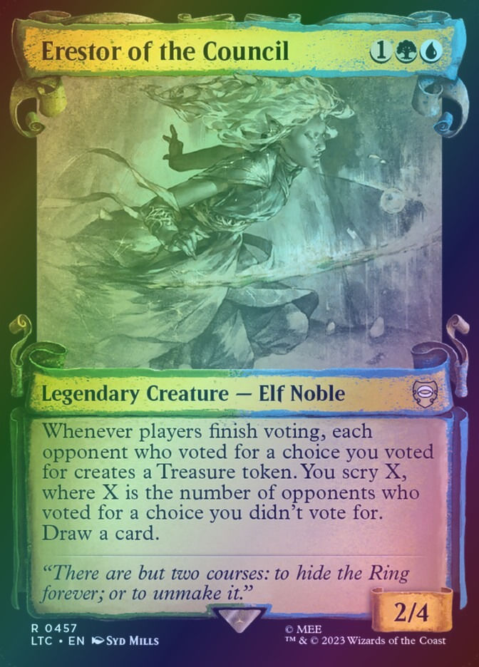 Erestor of the Council (LTC) (457) / Showcase / Foil
