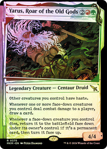 Yarus, Roar of the Old Gods (mkm) (375) / Showcase Foil