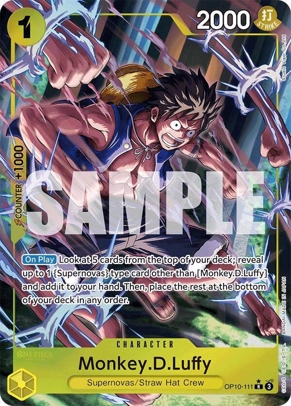 Monkey.D.Luffy (111) (Parallel) (OP10-111) / Foil