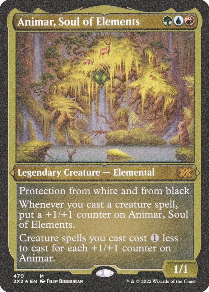 Animar, Soul of Elements (2X2) (470) / Foil Etched