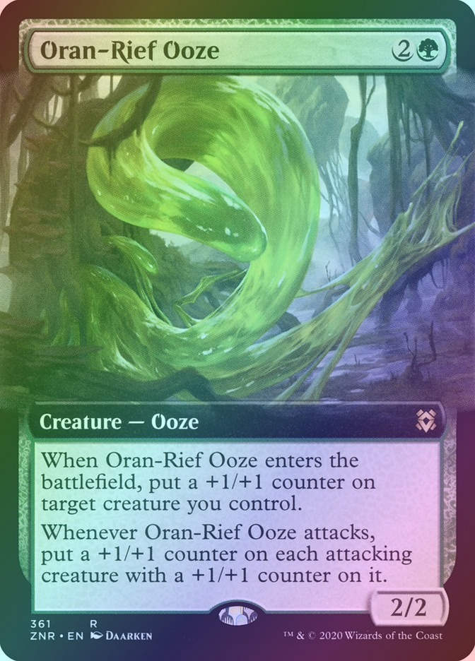 Oran-Rief Ooze (ZNR) (361) / Extended Art / Foil