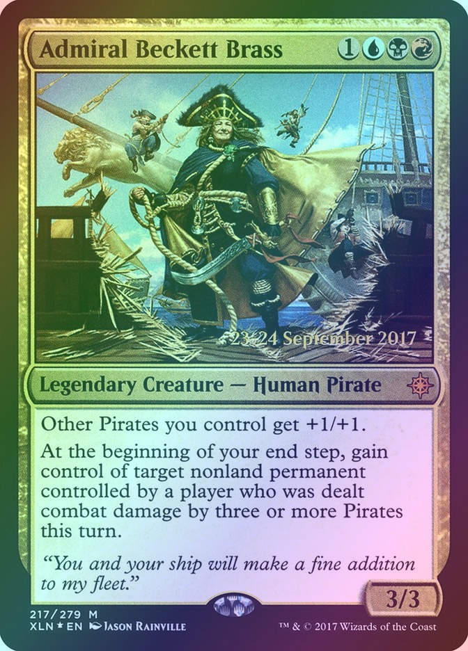 Admiral Beckett Brass (PXLN) (217s) / Foil
