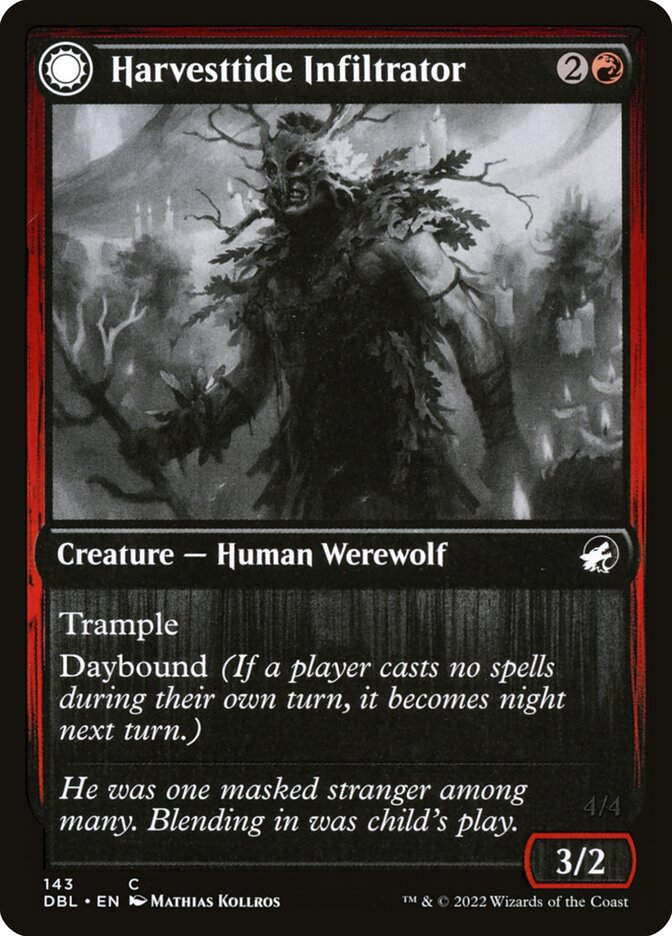 Harvesttide Infiltrator // Harvesttide Assailant (DBL) (143)