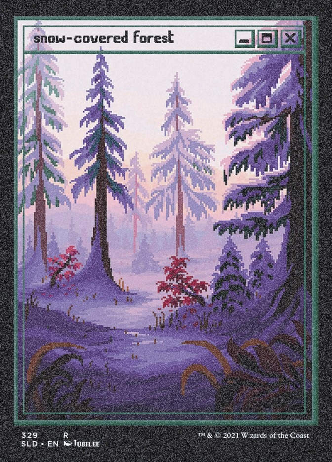 Snow-Covered Forest (SLD) (329) / Foil Etched