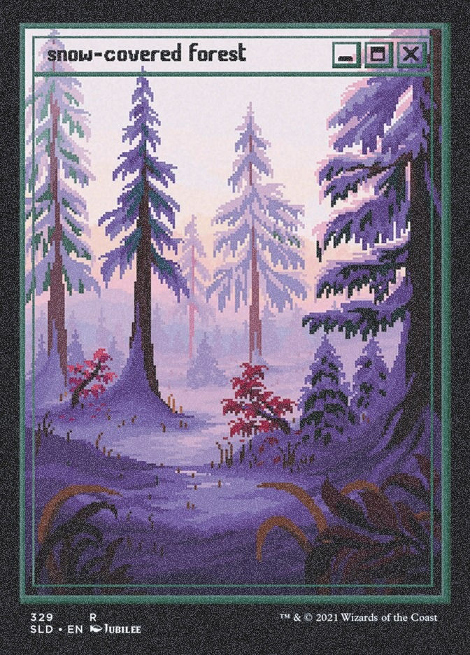 Snow-Covered Forest (SLD) (329) / Foil Etched