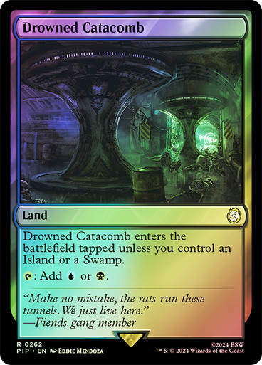 Drowned Catacomb (pip) (262) / Foil