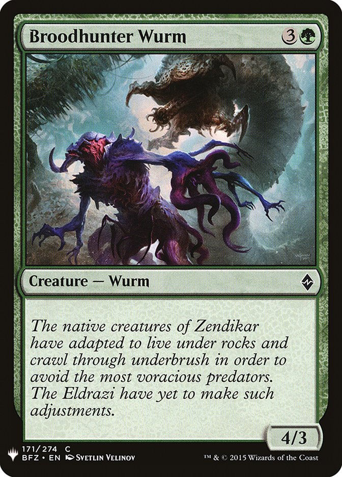 Broodhunter Wurm (MYS)