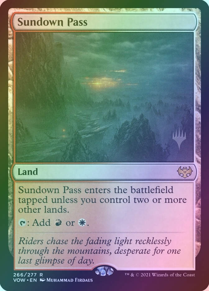 Sundown Pass (PVOW) (266p) / Foil