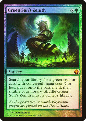 Green Sun's Zenith (v13) / Foil