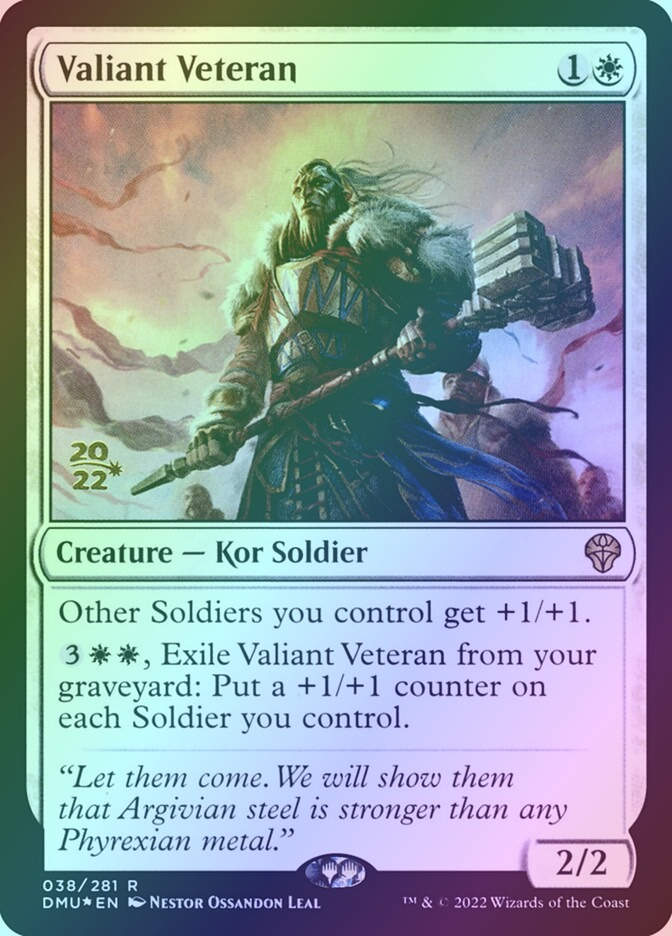 Valiant Veteran (PDMU) (38s) / Foil