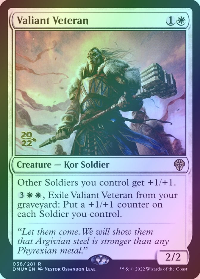 Valiant Veteran (PDMU) (38s) / Foil