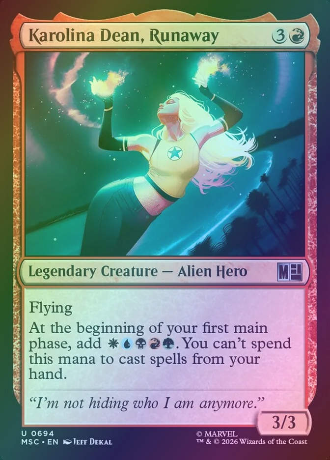 Karolina Dean, Runaway (MSC) (694) / Foil