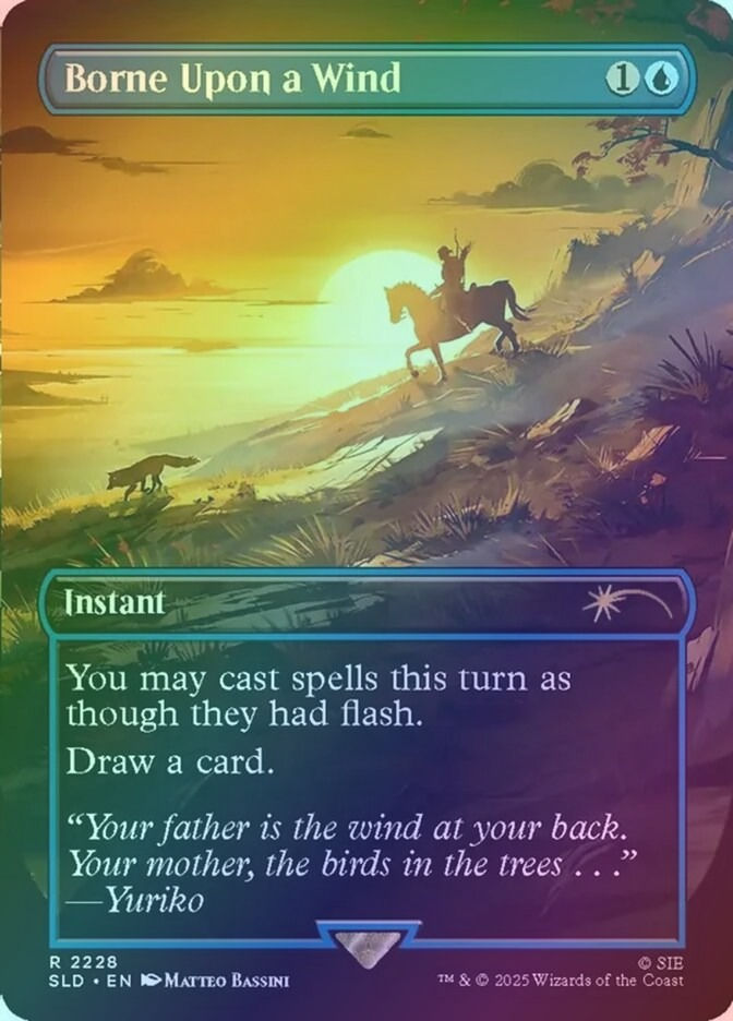 Borne Upon a Wind (SLD) (2228) / Borderless / Foil