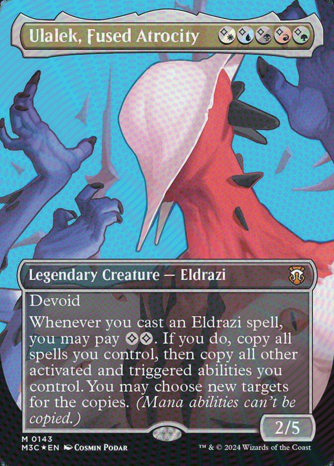 Ulalek, Fused Atrocity (M3C) (143) / Borderless / Ripple Foil