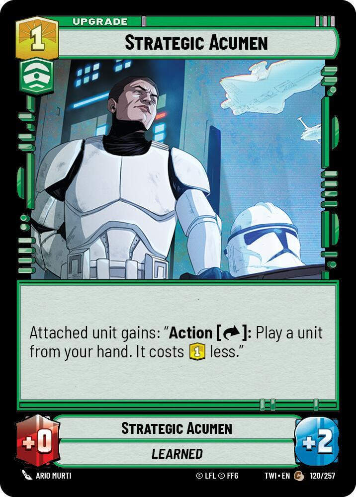 Strategic Acumen (TWI) (120/257) / Foil