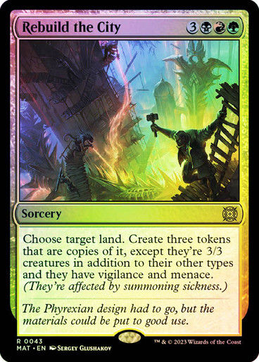 Rebuild the City (MAT) / Foil