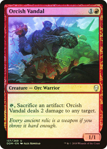 Orcish Vandal (DOM) (137) / Foil