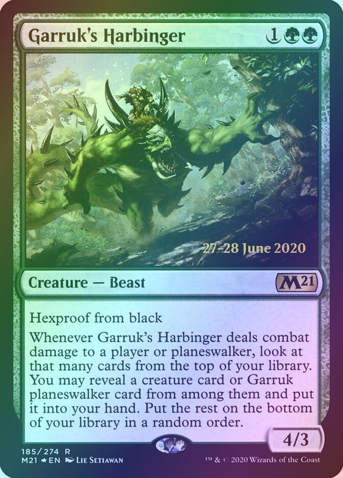 Garruk's Harbinger (PM21) (185s) / Foil