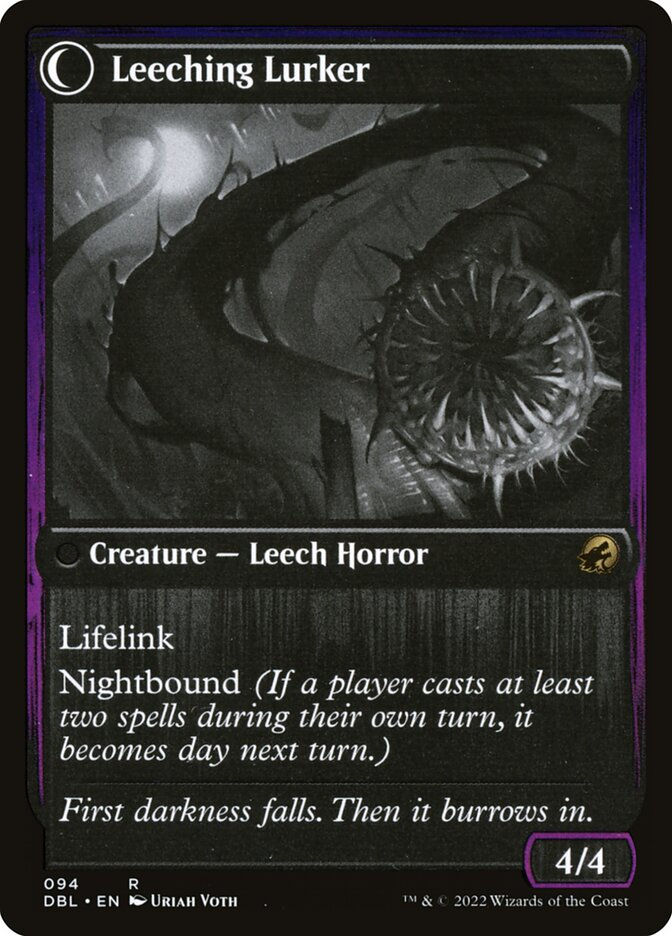 Curse of Leeches // Leeching Lurker (DBL) (94) — cara 2 de 2