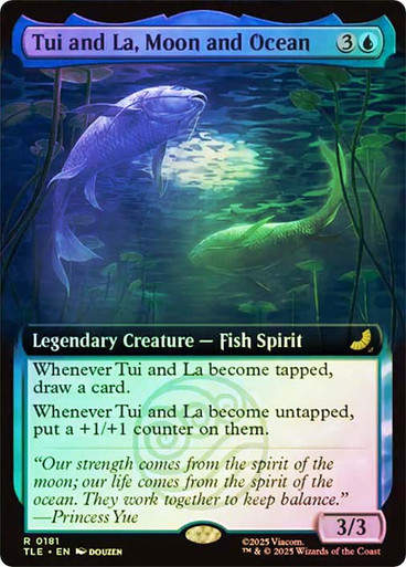 Tui and La, Moon and Ocean (TLE) (181) / Extended Art / Foil