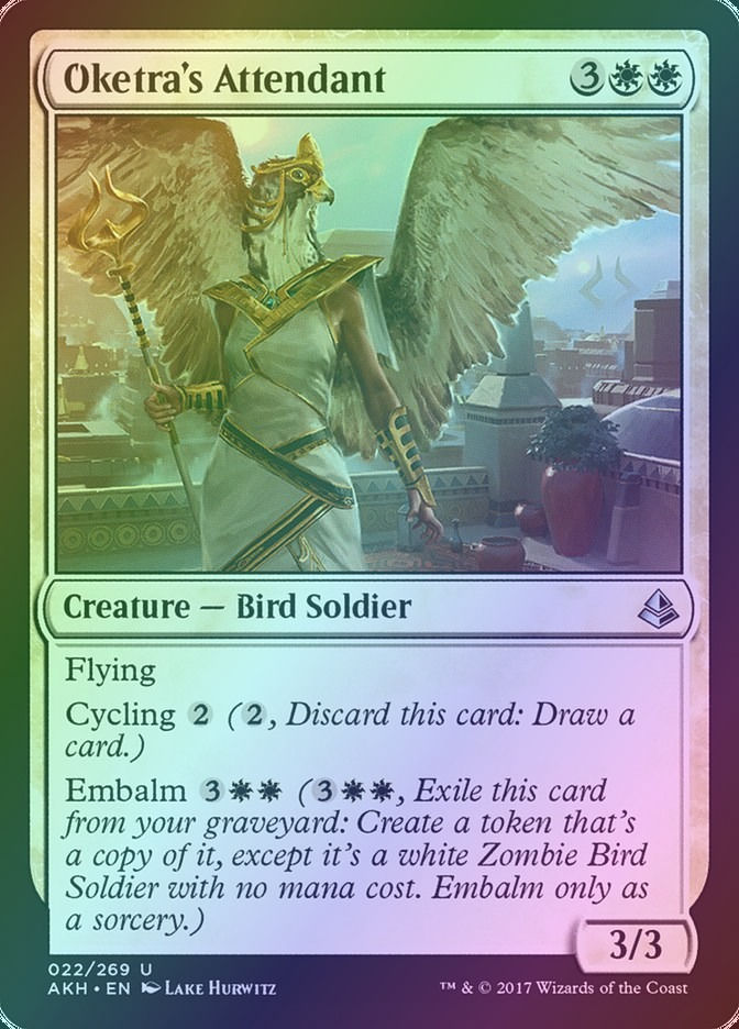 Oketra's Attendant (AKH) (22) / Foil