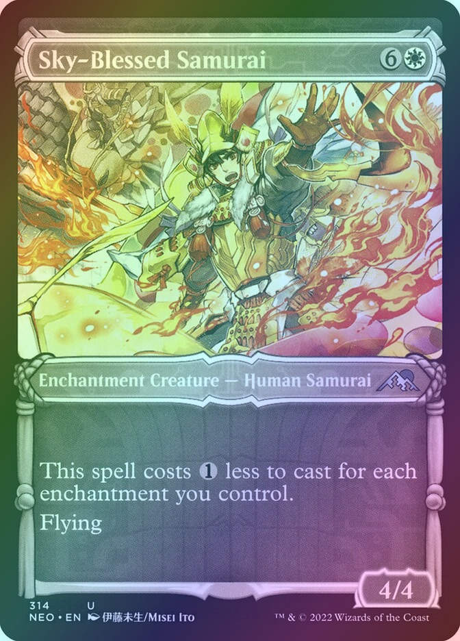 Sky-Blessed Samurai (NEO) (314) / Showcase / Foil