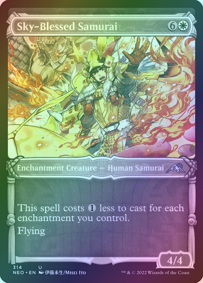 Sky-Blessed Samurai (NEO) (314) / Showcase / Foil