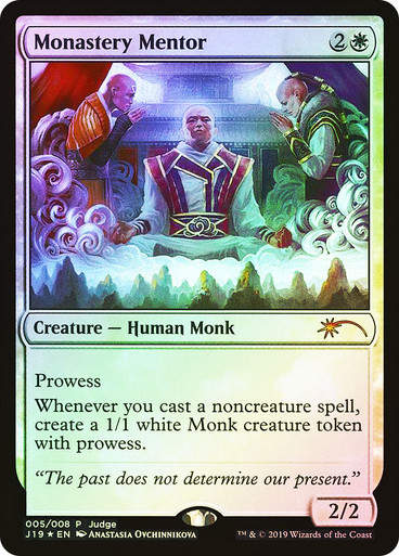 Monastery Mentor (j19) / Judge Foil