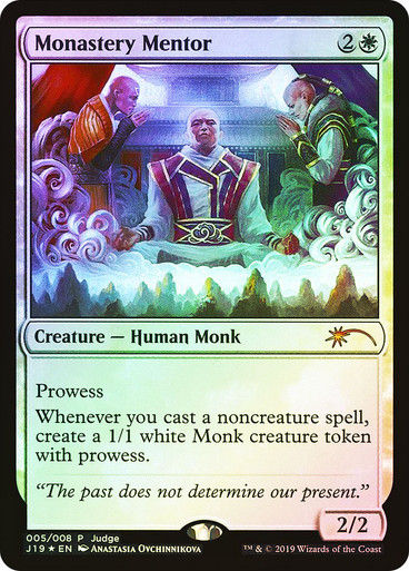 Monastery Mentor (j19) / Judge Foil