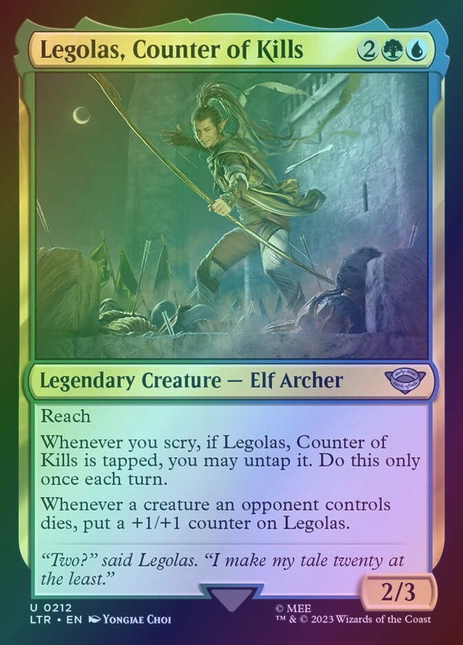 Legolas, Counter of Kills (LTR) (212) / Foil