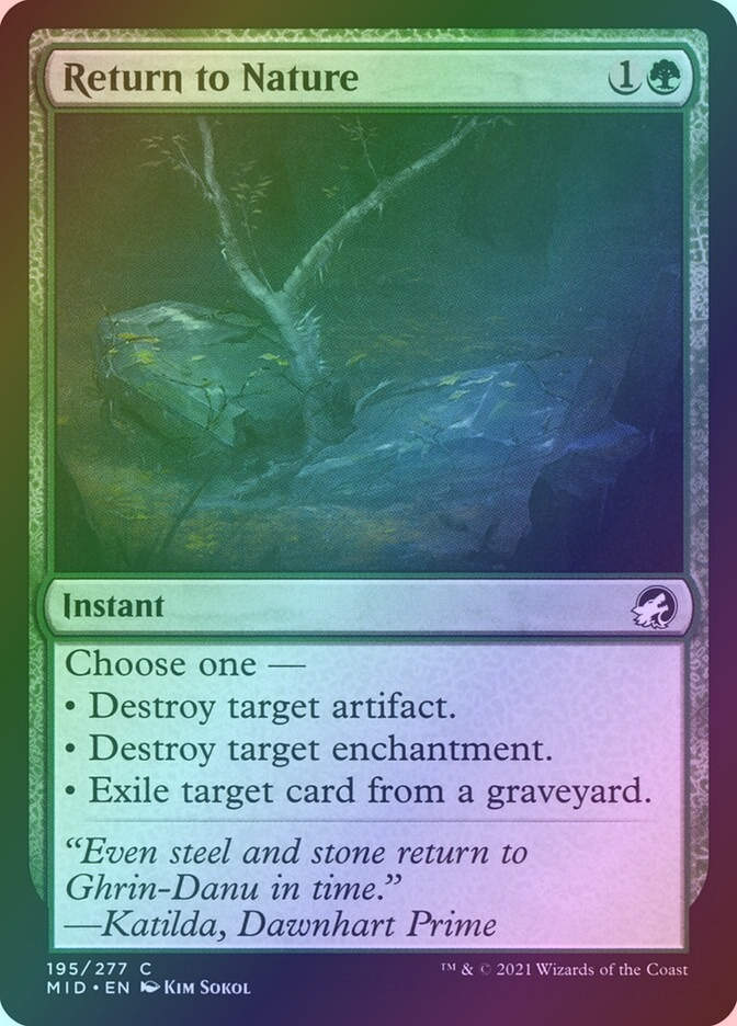 Return to Nature (MID) (195) / Foil