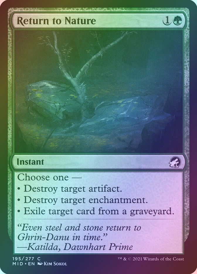 Return to Nature (MID) (195) / Foil