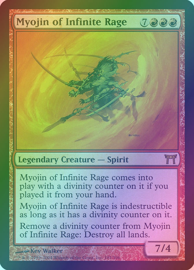 Myojin of Infinite Rage (CHK) (181) / Foil