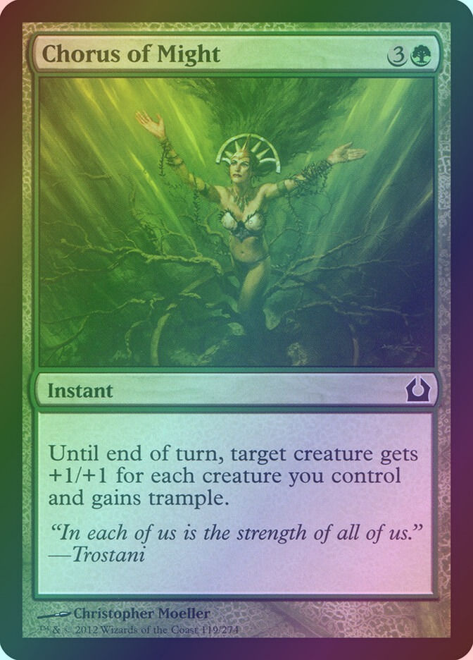 Chorus of Might (RTR) (119) / Foil