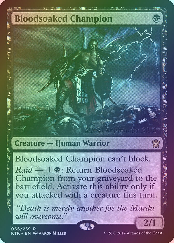 Bloodsoaked Champion (PKTK) (66s) / Foil