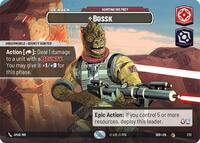 Bossk - Hunting His Prey (Showcase) (SHD_#272) / Foil