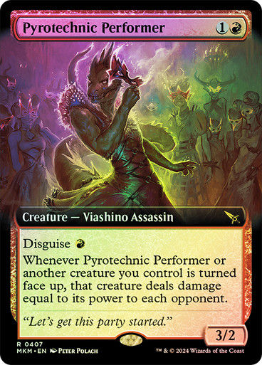 Pyrotechnic Performer (mkm) (407) / Extended Art Foil