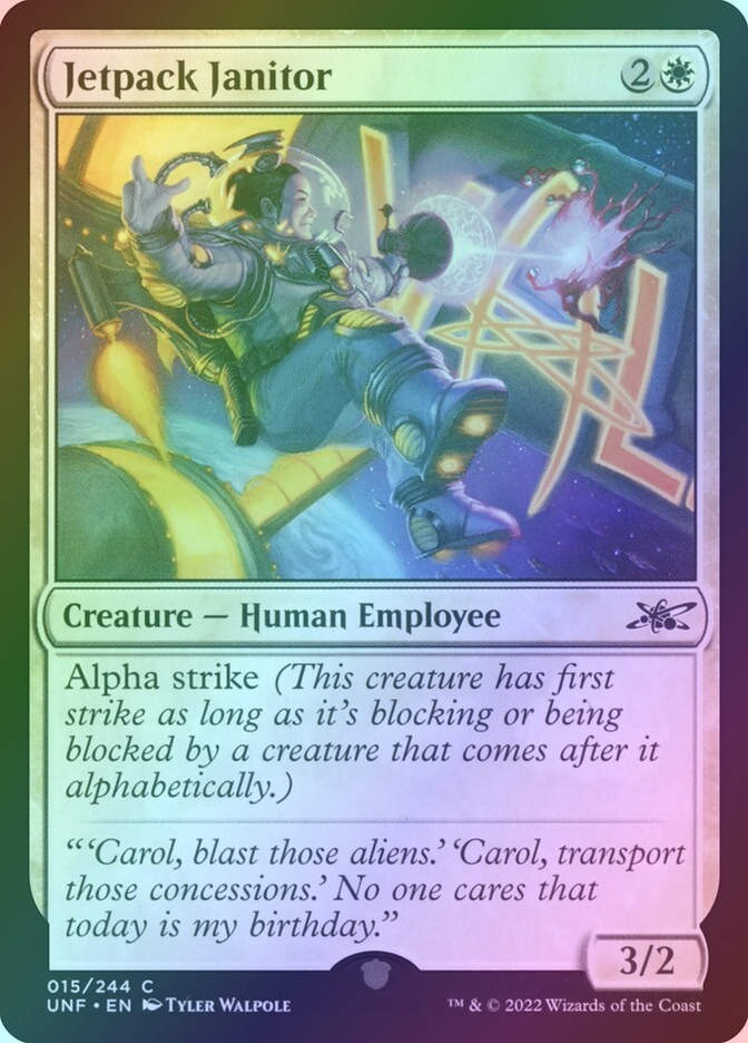 Jetpack Janitor (UNF) (15) / Foil