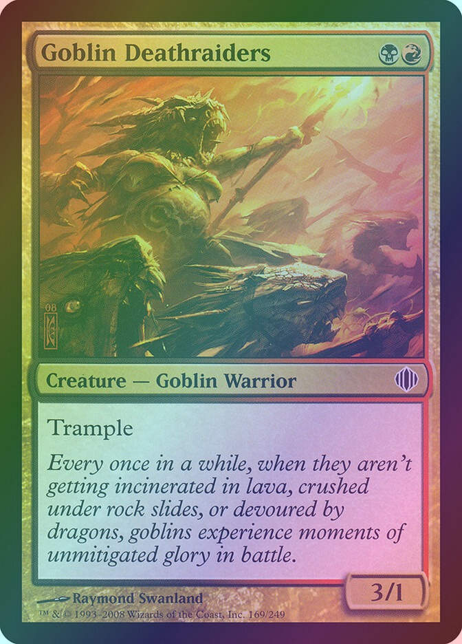 Goblin Deathraiders (ALA) (169) / Foil