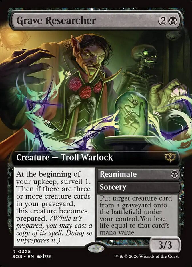 Grave Researcher // Reanimate (SOS) (325) / Extended Art