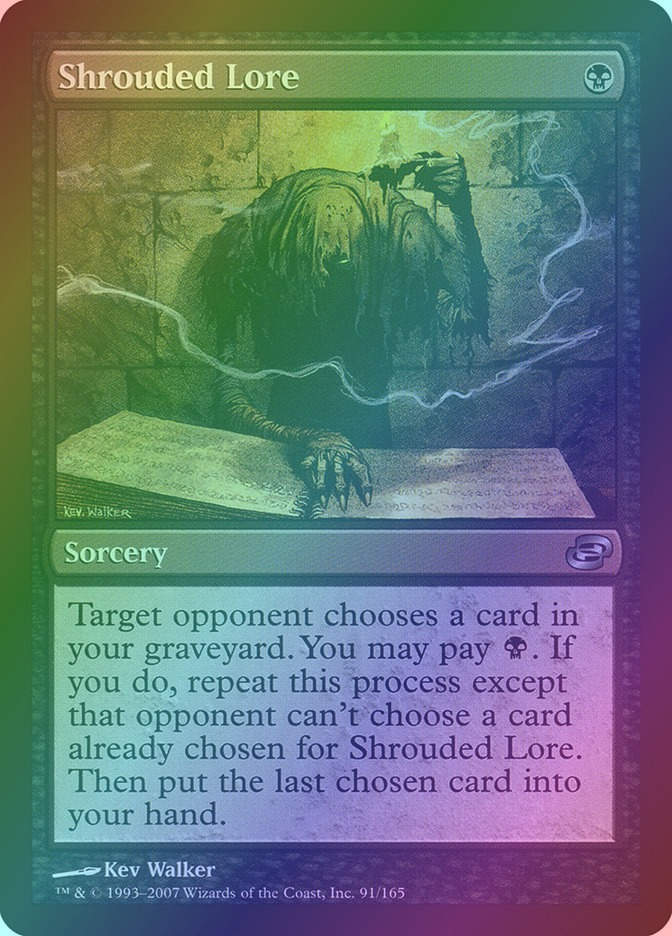 Shrouded Lore (PLC) (91) / Foil