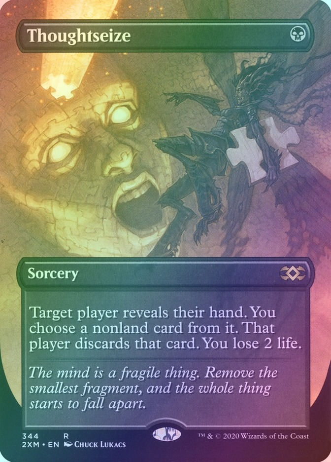 Thoughtseize (2XM) (344) / Borderless / Foil