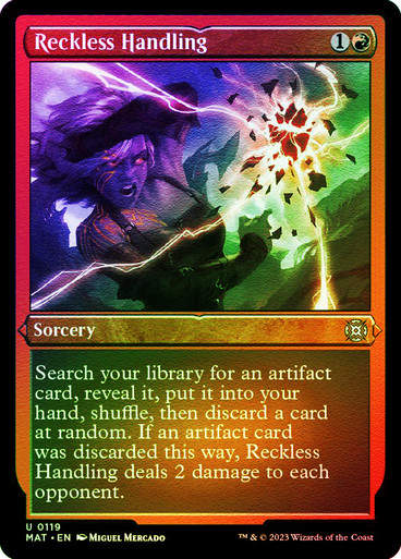 Reckless Handling (MAT) / Foil Etched