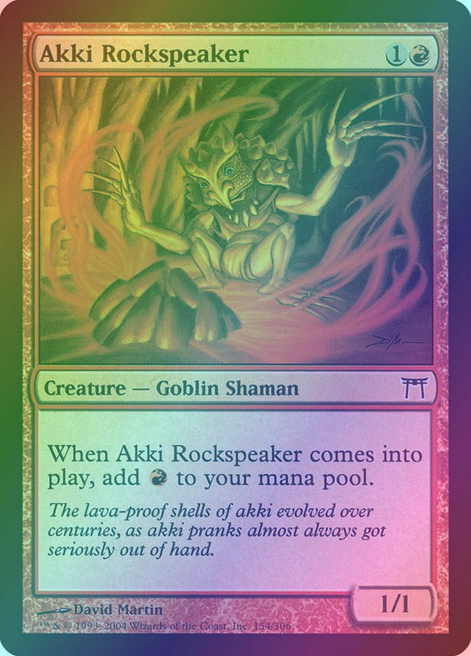 Akki Rockspeaker (CHK) (154) / Foil