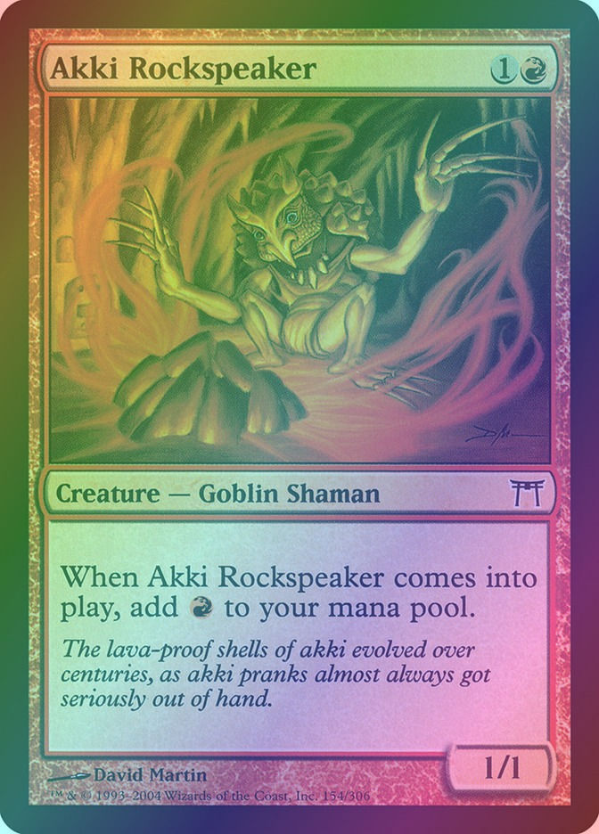 Akki Rockspeaker (CHK) (154) / Foil