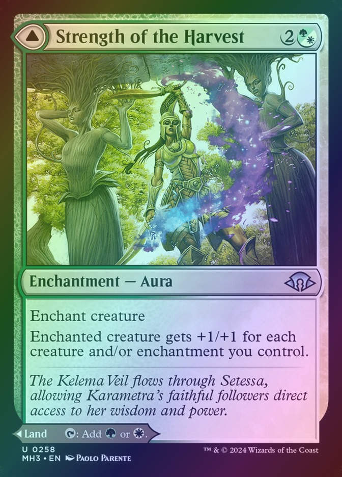 Strength of the Harvest // Haven of the Harvest (MH3) (258) / Foil